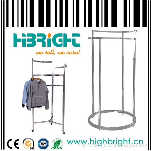 Round Garment Rack Rail